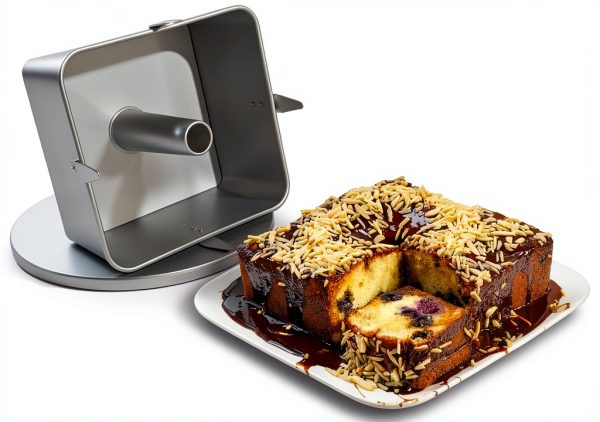 TiParthenos Square Tube Cake Pan Aluminum Heavy Duty-6