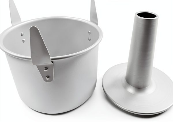 Kefyixc Angel Food Cake Pan Aluminum Oven Safe Round-4