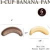 FORBAKE Banana Cake Pan Set Non-Stick Aluminum Baking Molds-1