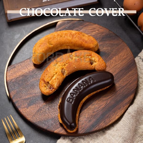 FORBAKE Banana Cake Pan Set Non-Stick Aluminum Baking Molds-4