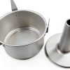 Kefyixc Angel Food Cake Pan Aluminum Oven Safe Round-2