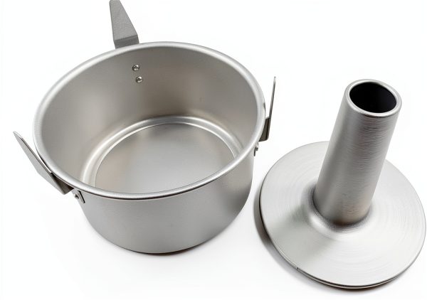 Kefyixc Angel Food Cake Pan Aluminum Oven Safe Round-2