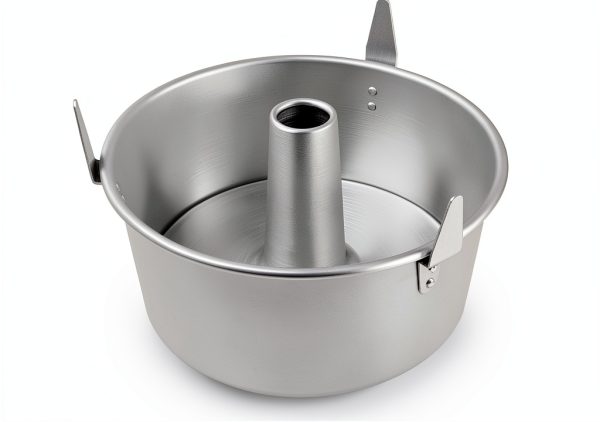 Kefyixc Angel Food Cake Pan Aluminum Oven Safe Round-0