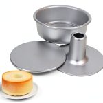 Aluminum Chiffon Cake Pan GEUGECY Removable Bottom-0
