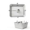 TiParthenos Square Tube Cake Pan Aluminum Heavy Duty-1