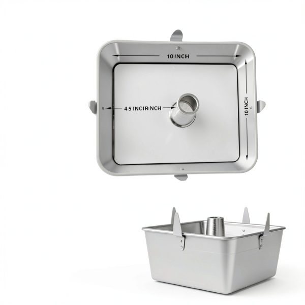 TiParthenos Square Tube Cake Pan Aluminum Heavy Duty-1