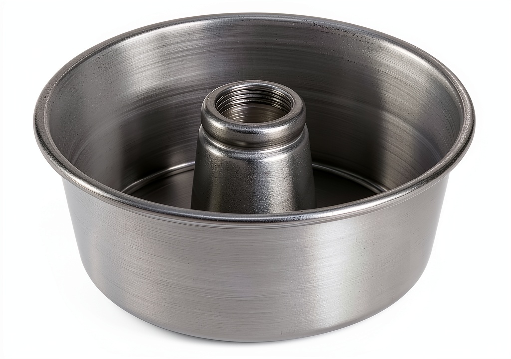 Chicago Metallic Angel Food Cake Pan in a kitchen setting