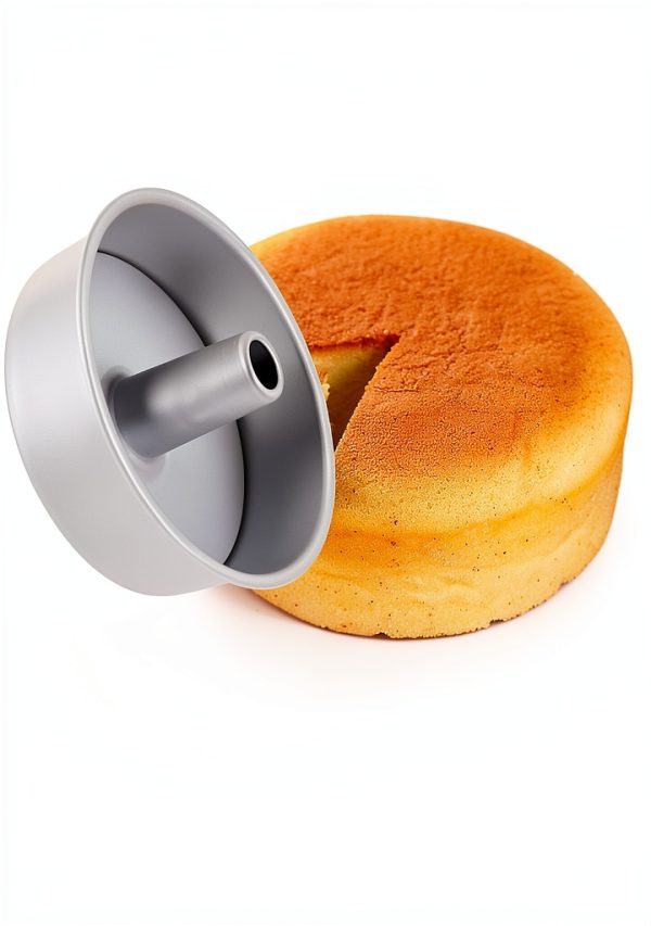 Aluminum Chiffon Cake Pan GEUGECY Removable Bottom-6