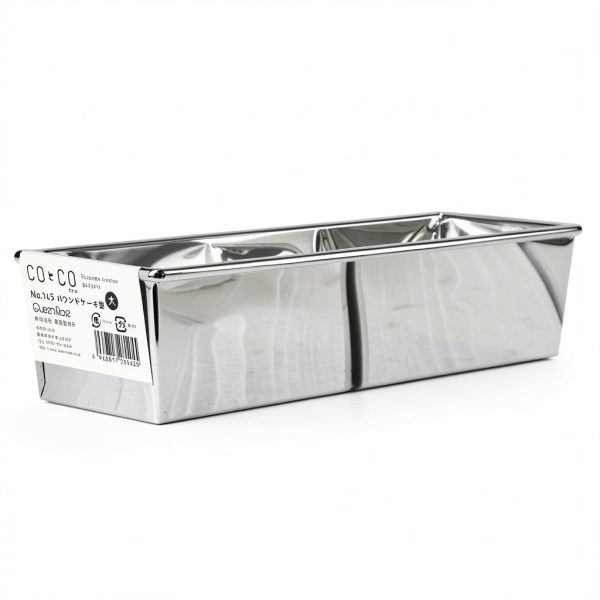 Angel Cake Pan QUEEN ROSE Rectangular Stainless-2