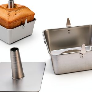 TiParthenos Square Tube Cake Pan Aluminum Heavy Duty-0