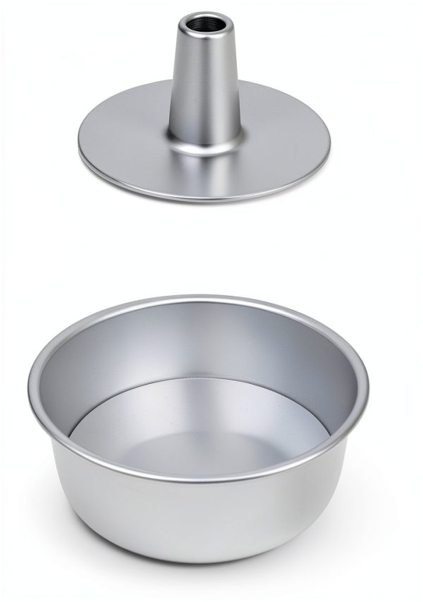 Aluminum Chiffon Cake Pan GEUGECY Removable Bottom-2