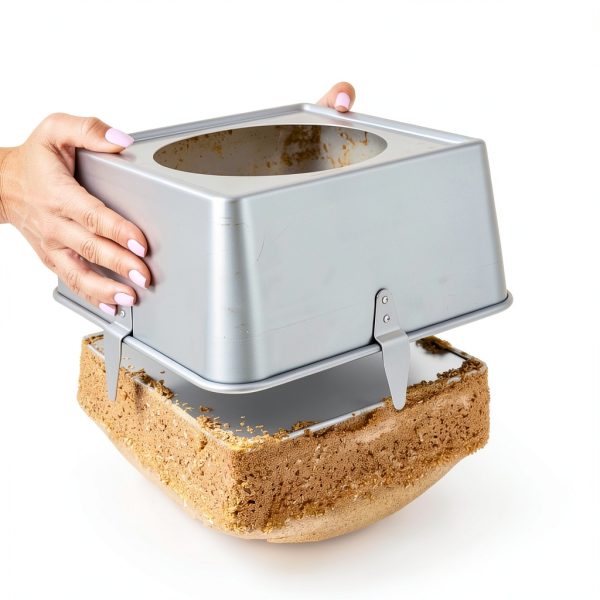 TiParthenos Square Tube Cake Pan Aluminum Heavy Duty-5