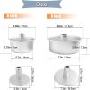 Bezall Angel Food Cake Pan Aluminum 3 in 1 Design Removable-3