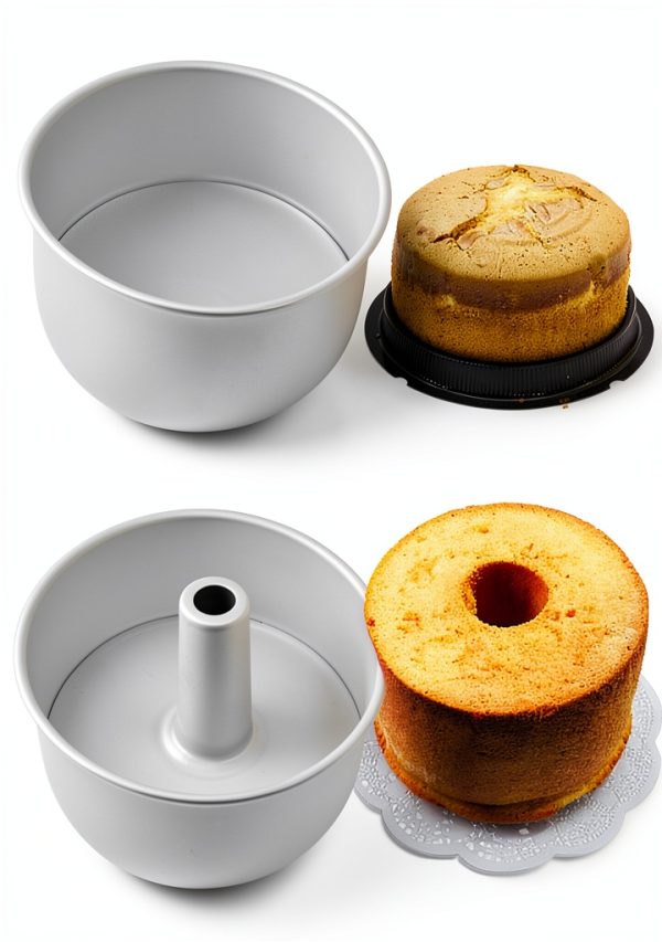 Aluminum Chiffon Cake Pan GEUGECY Removable Bottom-1