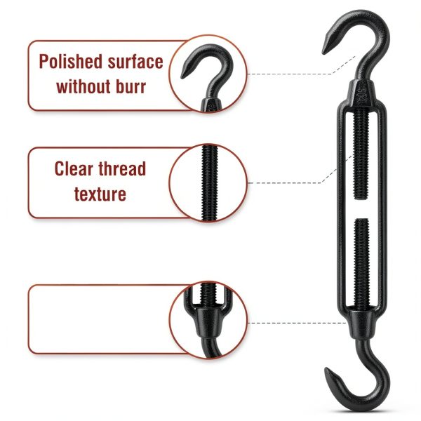 Stainless Steel M8 Turnbuckle Hook PAMAZY-3