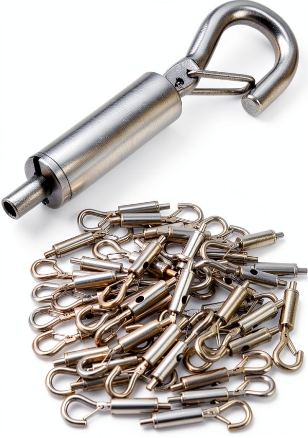 Wire Rope Hangers QWORK Copper Turnbuckle 40pcs-0