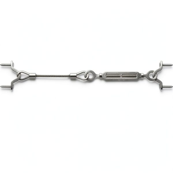 DYWISHKEY Stainless Steel Turnbuckle M6 8.5in Adjustable Connector-3