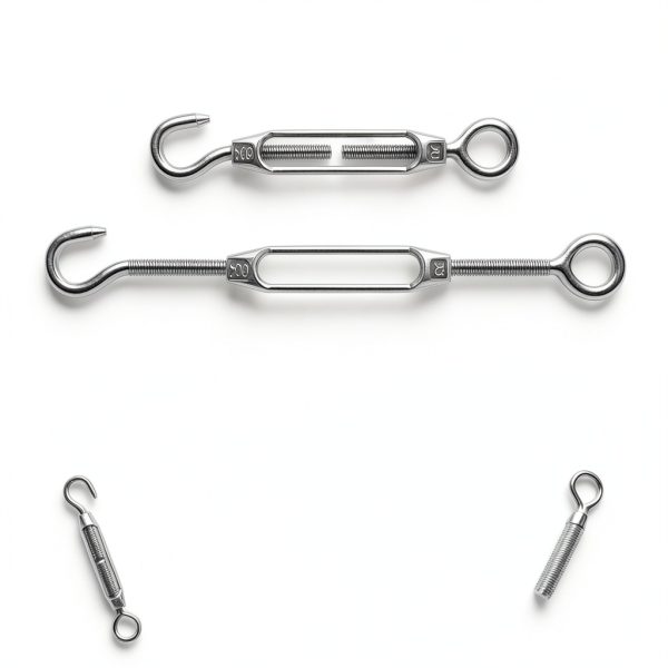 Chumia Stainless Steel Turnbuckle Eye Hook 4mm M-Four/M-six Black-1