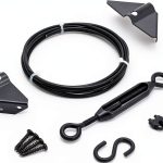 Turnbuckle Gate Kit HILLMASTER Stainless Steel 1 Pack Black-0