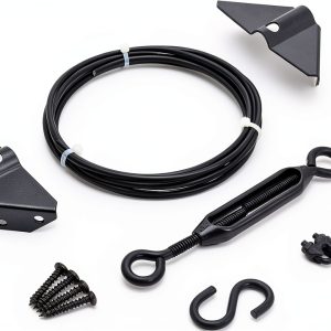 Turnbuckle Gate Kit HILLMASTER Stainless Steel 1 Pack Black-0