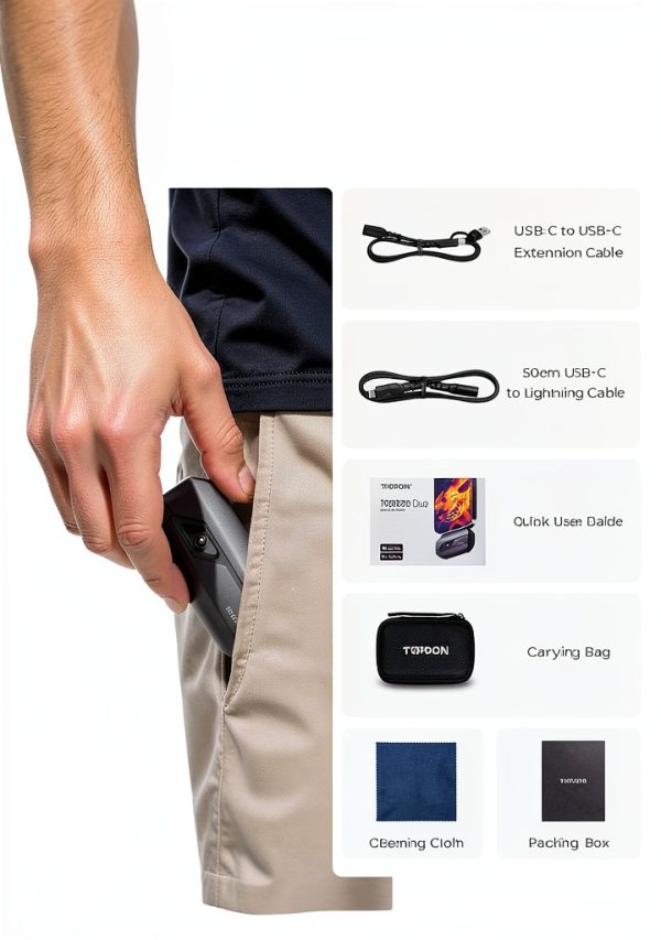 TOPDON TC002C Duo Thermal Camera USB-C Compatible 512×384 Resolution-6