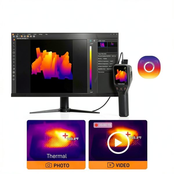 Thermal Imaging Camera Teslong TTM120S Handheld 3.2in HD 240x180-6