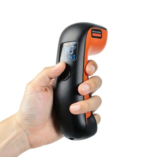 Rechargeable Infrared Thermometer Gun for Cooking -58℉~1022℉| INKBIRD Colorful Display Digital Laser Temperature Gun for Pizza Oven Grill Kitchen Home Repairs with Max Measure, ℉ Only (NOT for Human)-2